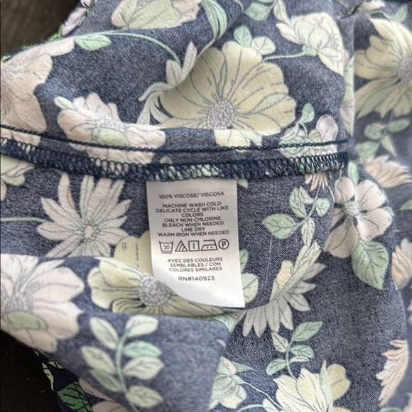 LOFT Floral Print Dress LP - Picture 6 of 6